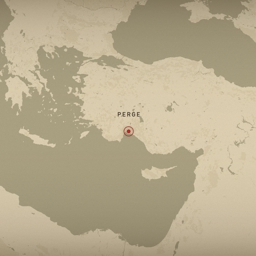 Map of Perge - view 2