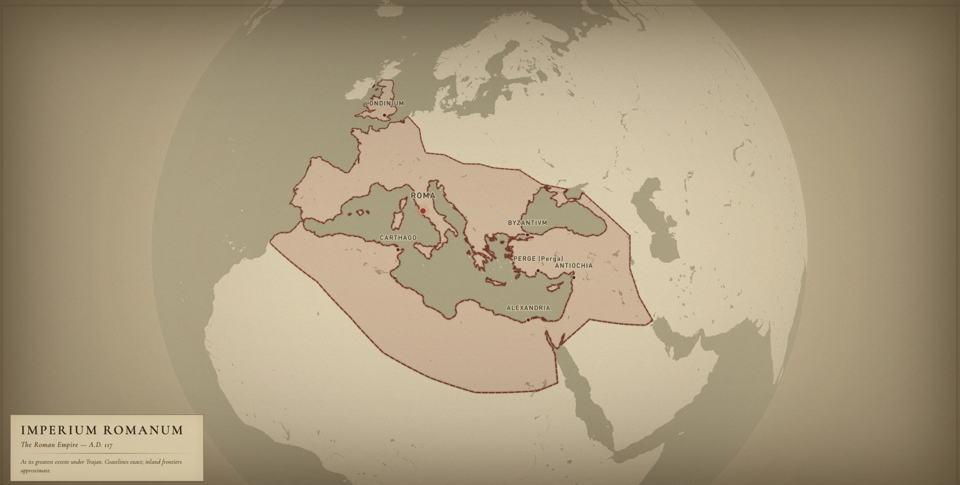Map of the Roman Empire